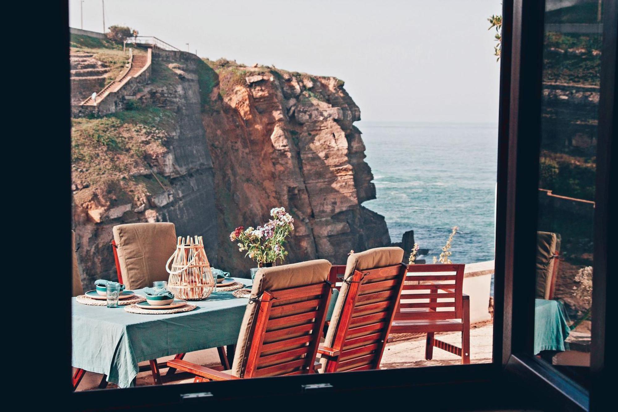 Um Lugar Ao Sol Beach House Azenhas Do Mar 신트라 외부 사진